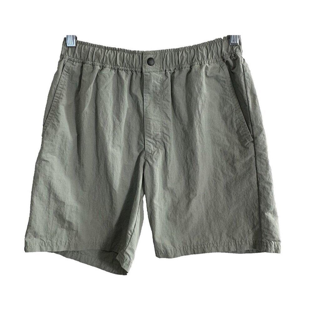 RAG & BONE Women Shorts‎ Sz S Green Pockets Elastic Waist Zip Snap Closure 9a-3